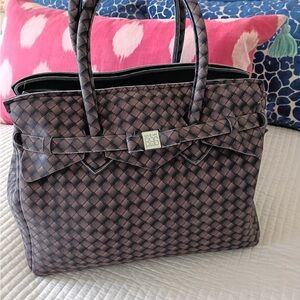 Save my Bag… Dark Brown Woven Tote